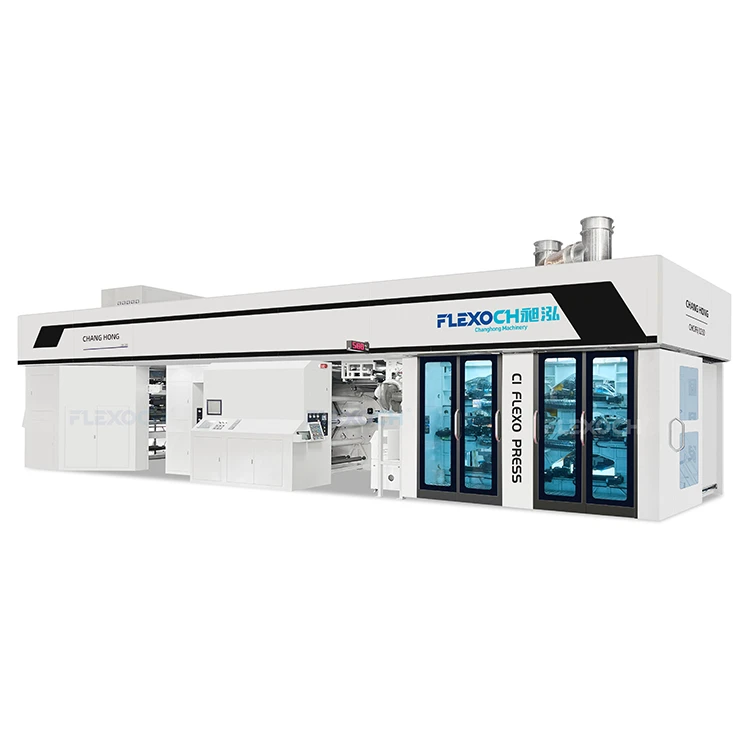 Máquina de impresión flexográfica CI sin engranajes