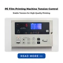 ¿Cuál es el control de tensión de una máquina de impresión de película de PE?