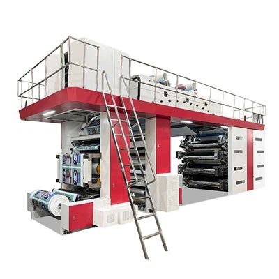 8 máquina de impresión de color flexo